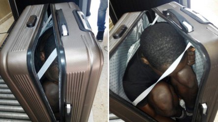 Полицията в Испания откри мигрант в куфар