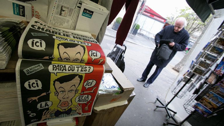 Русия осъди остро карикатури в "Шарли Ебдо", свързани с катастрофата на Ту-154