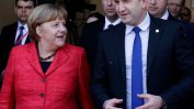Президентът Румен Радев разговаря с Меркел по време на Европейския съвет в Малта