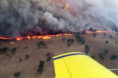 Пожарите в Австралия унищожиха цяло селище