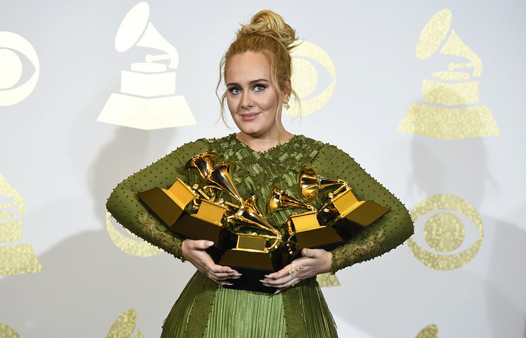 Пълен триумф за Адел на наградите "Грами"