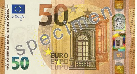 ЕЦБ пусна новата банкнота от 50 € с надпис на кирилица