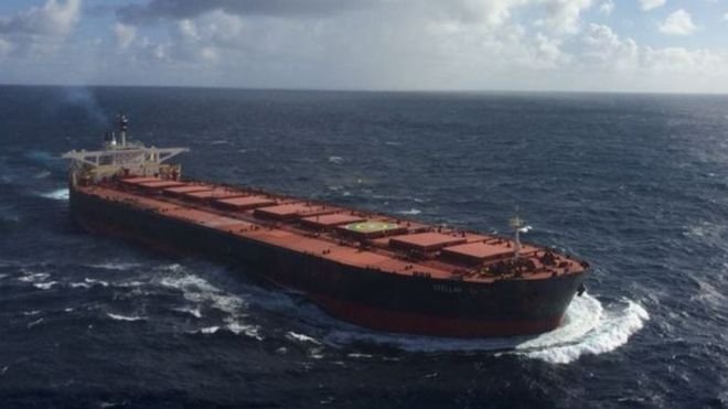 Огромен товарен кораб изчезна в Атлантическия океан