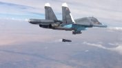 Предполагаеми руски изтребители удариха сирийски бунтовници