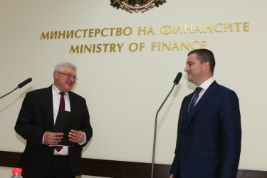 Владислав Горанов (вдясно) и Кирил Ананиев, Снимка: БГНЕС