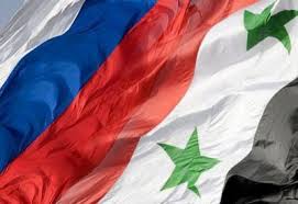 Руски и сирийски знамена бяха издигнати в Сирия близо до границата с Турция