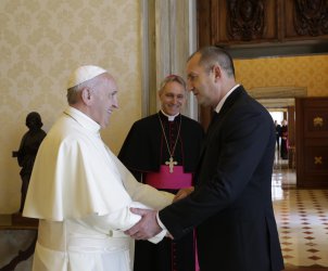 Папа Франциск и Румен Радев