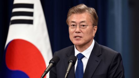 Новият президент на Южна Корея Мун Дже-ин