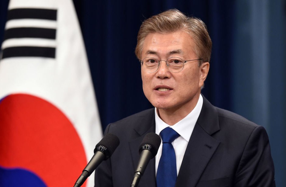 Новият президент на Южна Корея Мун Дже-ин