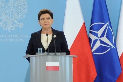 Полският премиер Беата Шидло