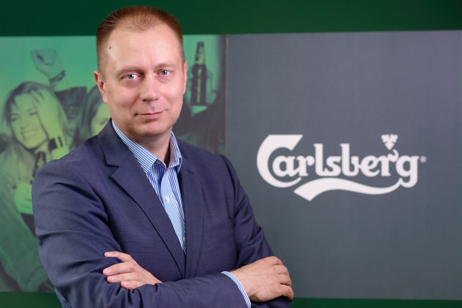Новият управител на "Карлсберг България" Денис Шерстенников