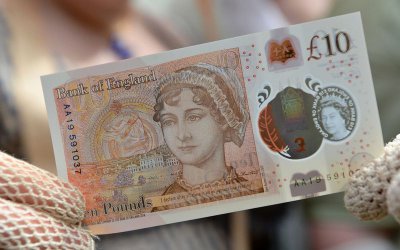 Банкнота от 10 паунда с изображение на Джейн Остин бе пусната във Великобритания