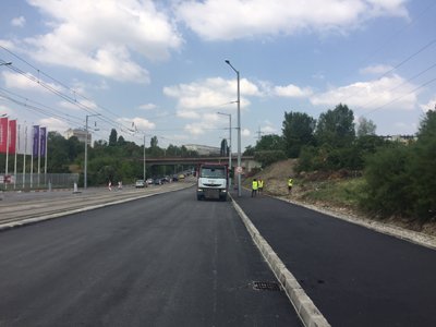 Ремонтът на булевардите "Шипченски проход" и "Асен Йорданов" започна в началото на юни. Сн. Столична община