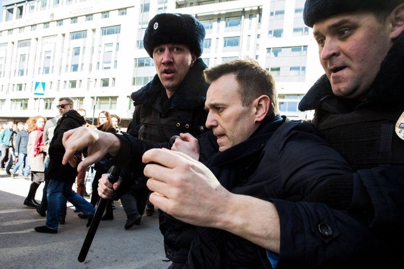Руската полиция задържа Алексей Навални