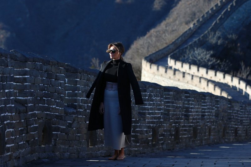 Мелания Тръмп посети Великата китайска стена