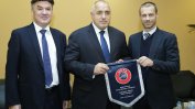 Шефът на УЕФА е в София, за да подкрепи Михайлов за нов мандат
