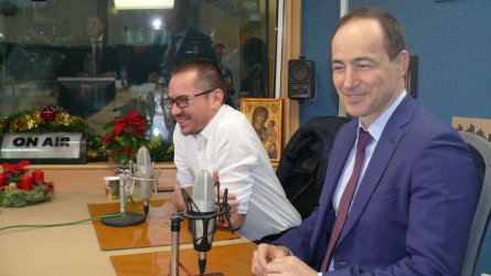 Андрей Ковачев и Ангел Джамбазки сн. Дарик радио