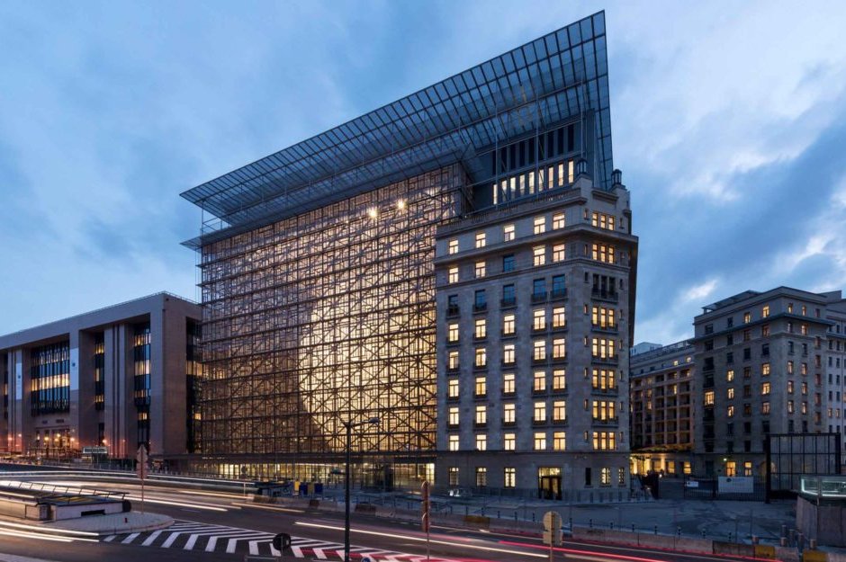 Новата сграда на Европейския съвет в Брюксел