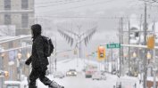 Рекорден студ и сняг в Канада и части от САЩ