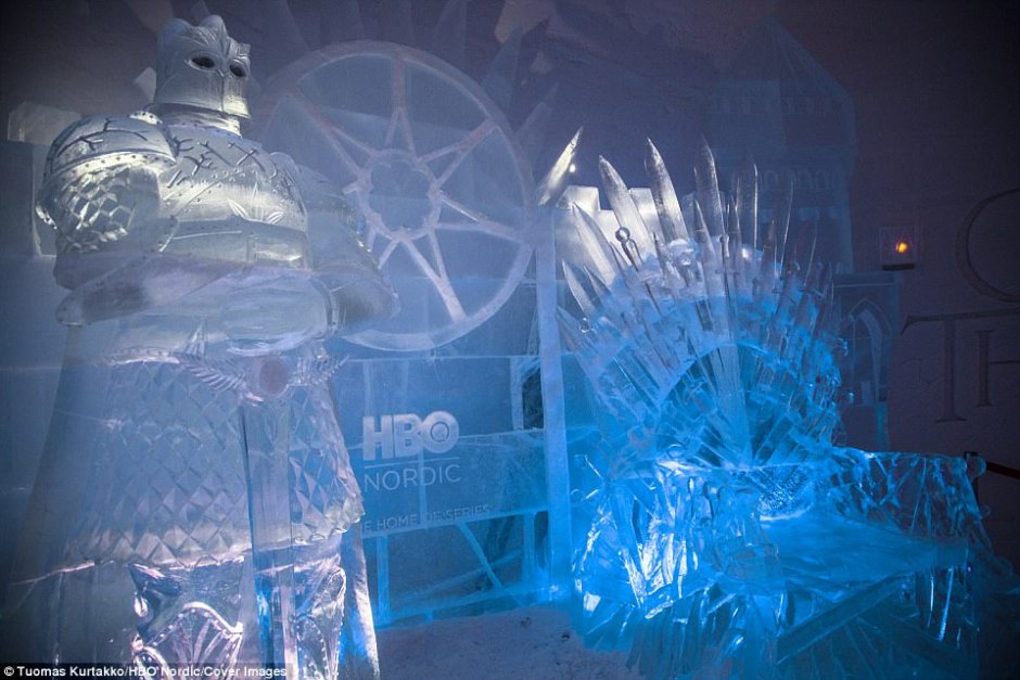 В Лапландия построиха леден хотел за феновете на "Игра на тронове"