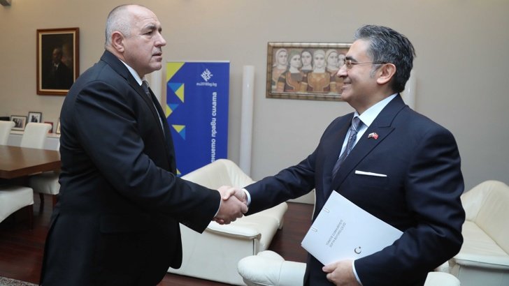 Борисов обсъди с турския посланик предстоящата среща ЕС-Турция