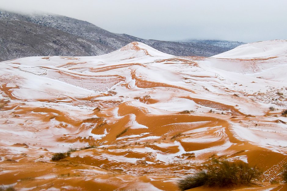 Снегът в Сахара е свидетелство за глобално затопляне