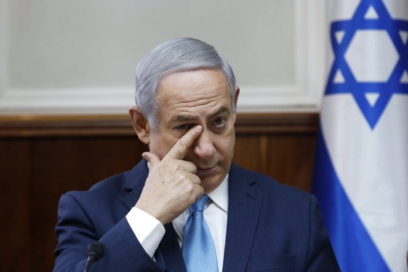 Бенамин Нетаняху говори след заседанието на правителството, сн. ЕПА/БГНЕС