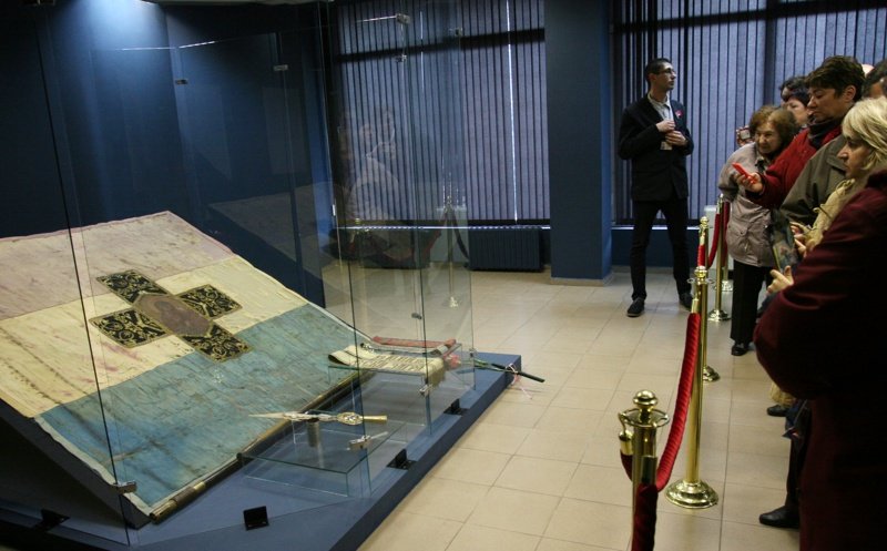 По традиция оригиналът на Самарското знаме може да бъде видян на 3 март във Военноисторическия музей в София. Сн. БГНЕС