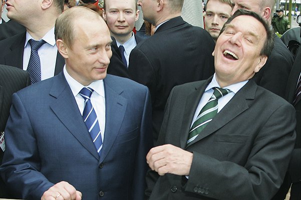 Путин и Шрьодер
