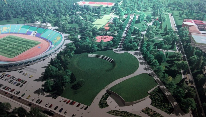 Според плана за устройствен план на Борисовата градина стадион "Юнак" трябва да се превърне в зелена площ. Сн. БГНЕС