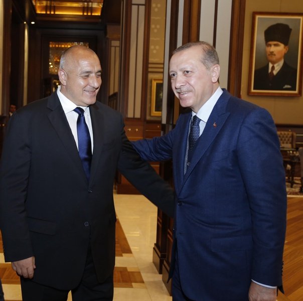 Борисов демонстрира добри отношения с Ердоган, сн. БГНЕС