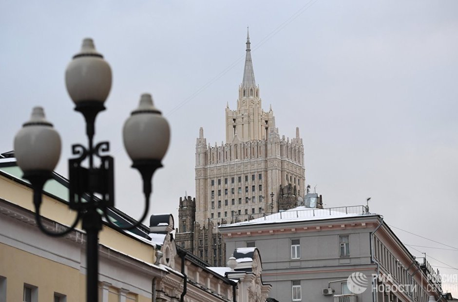 Сградата на руското външно министерство в Москва