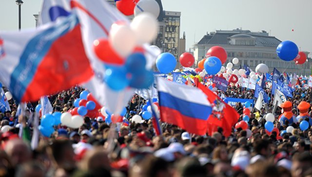 Над 3 милиона души участват в първомайските демонстрации в Русия