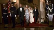 Мелания Тръмп в пълния си блясък на вечерята в Белия дом в чест на семейство Макрон