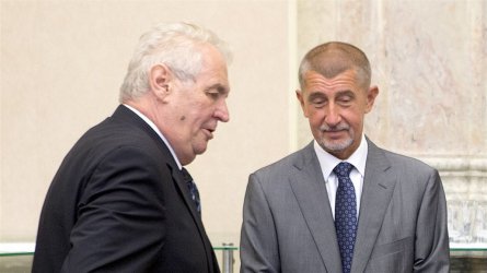 Милош Земан (ляво) и Андрей Бабиш