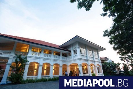 Капелла Хотел на остров Сентоса в Сингапур Американският президент Доналд