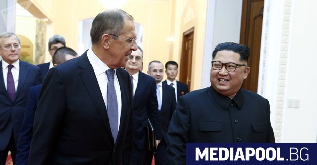 Сергей Лавров и Ким Чен-ун КНДР и Русия са се