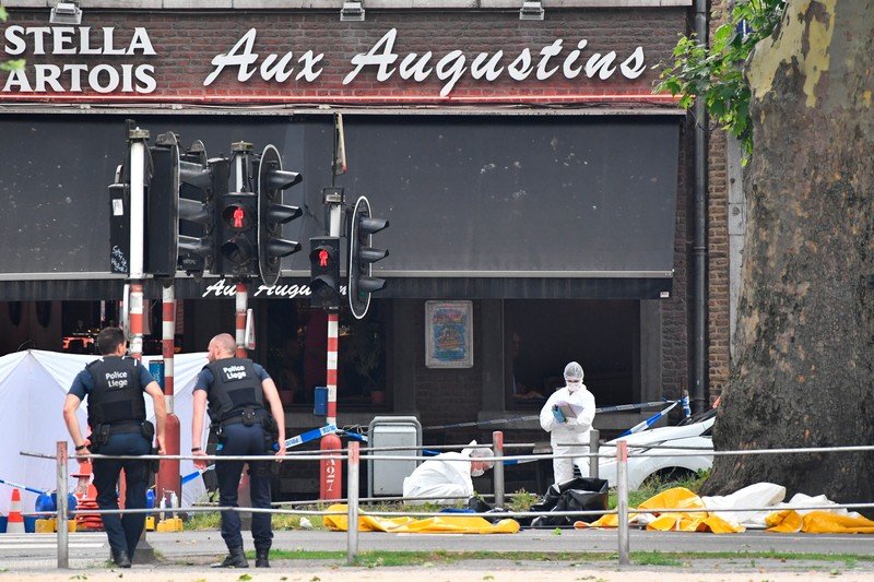 Мъж застреля трима в центъра на Лиеж, след което бе ликвидиран