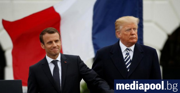 Френският президент Еманюел Макрон се обърна към американския си колега