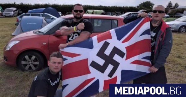 Предполагаем член на забранена британска неонацистка група се призна за