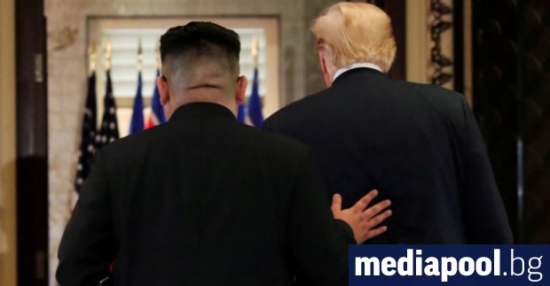 Ким Чен ун и Доналд Тръмп Въпреки гръмките декларации и приповдигнатия