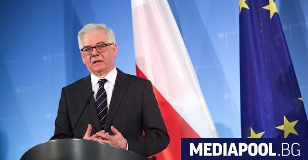 Външният министър на Полша Яцек Чапутович Европейската комисия потвърди че