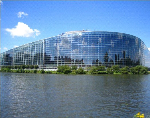 Сградата на ЕП в Страсбург 