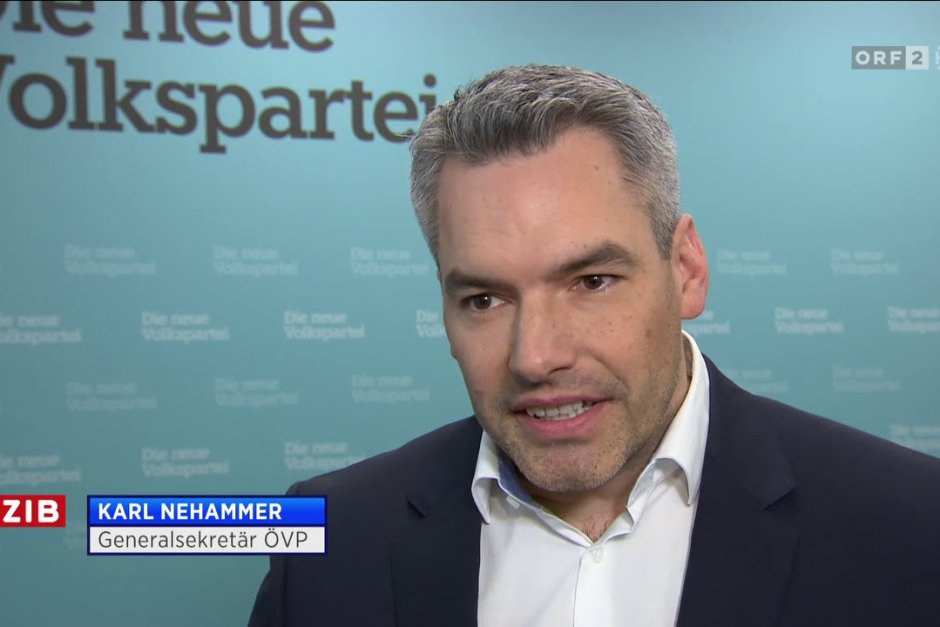 Генералният секретар на Австрийската народна партия Карл Нехамер