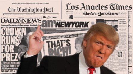 Тръмп предрече, че "Ню Йорк Таймс" и "Вашингтон пост" ще фалират до 7 години