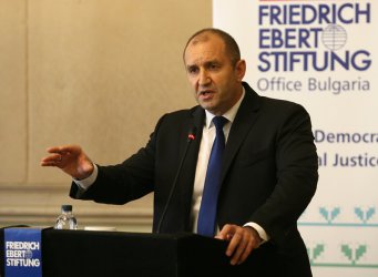 Румен Радев по време на конференцията във вторник, сн. БГНЕС