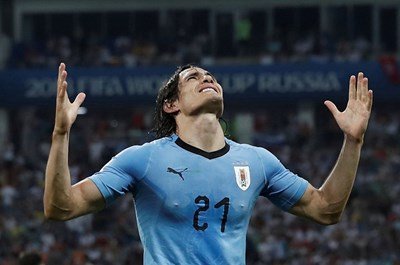 Звездата на Уругвай Едисон Кавани няма да се възстанови за мача с Франция