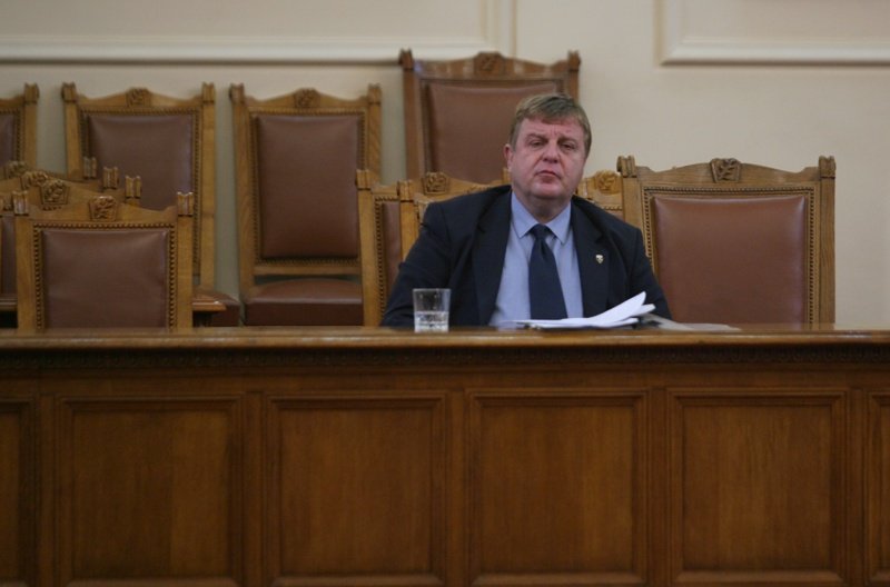 Министърът на отбраната Красимир Каракачанов по време на дебата в парламента в четвъртък, сн. БГНЕС
