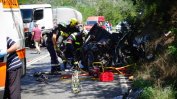 Тежка катастрофа с 1 загинал затвори за 4 часа пътя край Кресна