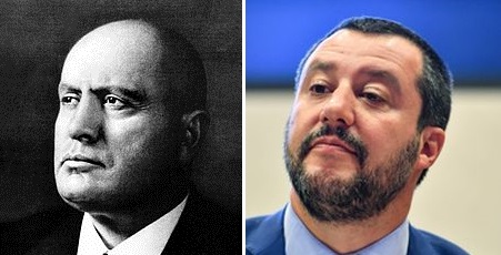Бенито Мусолини, Матео Салвини